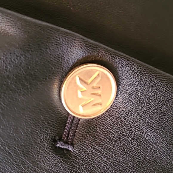 NWT: MICHAEL KORS AUTHENTIC WOMENS BLACK FAUX LEATHER LONG VEST SIZE XS - Picture 3 of 16